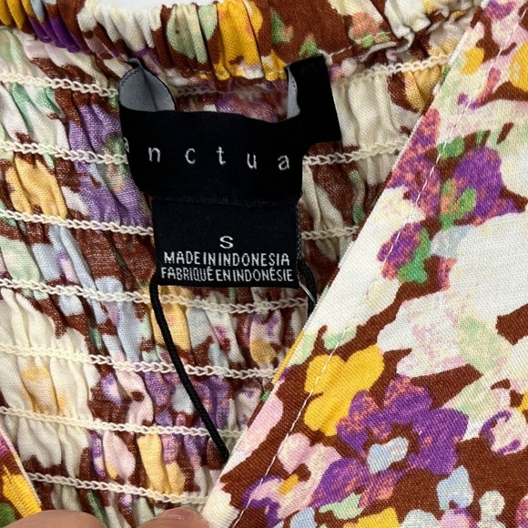 Sanctuary Drawn To You Floral  Top in Sunny Field NWT - Picture 6 of 9